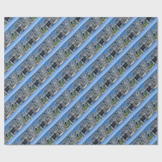 Seattle-Skyline-Antenne Geschenkpapier (Flach)