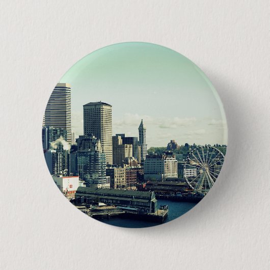 Seattle Skyline Button (Vorderseite)