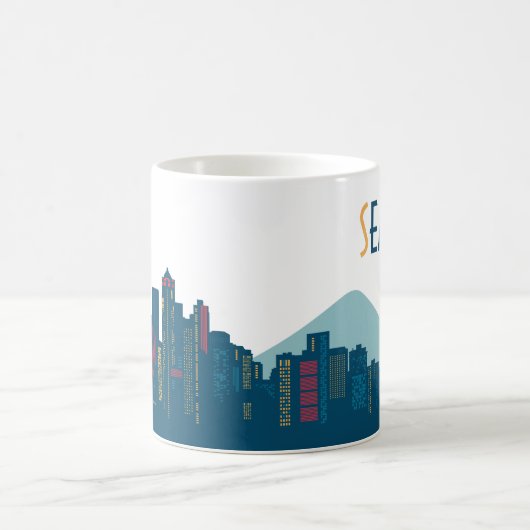 Seattle Skyline Coffee Tasse (Mittel)