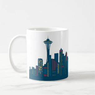 Seattle Skyline Coffee Tasse