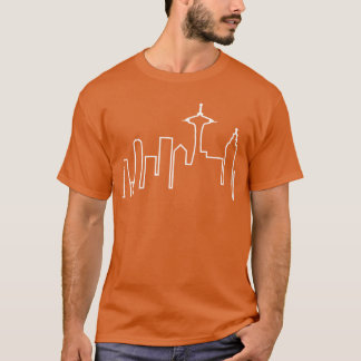 Seattle Skyline Frasier funny T-Shirt