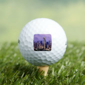Seattle Skyline Golfball (Insitu T-Shirt)