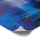 Seattle Skyline Graffiti Art Poster (Ecke)