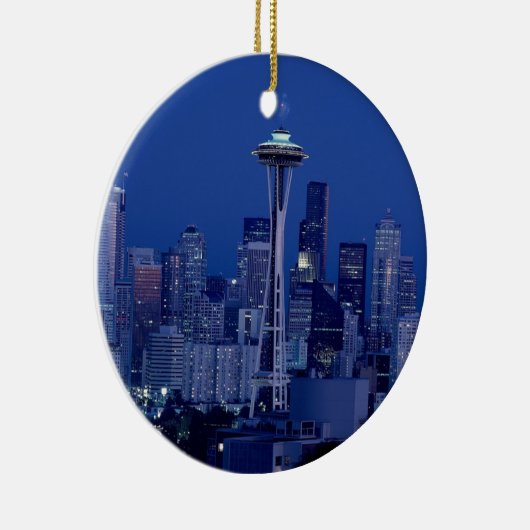 Seattle-Skyline Keramikornament (Rechts)