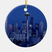 Seattle-Skyline Keramikornament (Vorne)