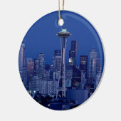 Seattle-Skyline Keramikornament (Links)