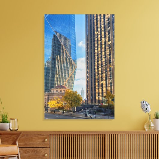 Seattle Skyline Leinwanddruck (Insitu (Wohnzimmer))