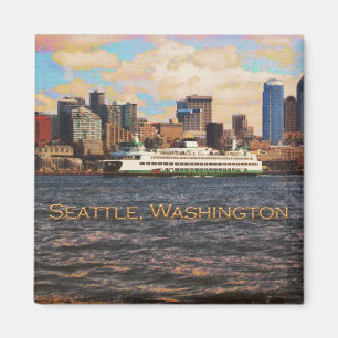 Seattle-Skyline Magnet