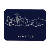 Seattle Skyline Magnet (Horizontal)