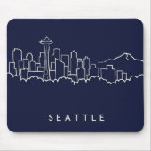 Seattle-Skyline Mousepad (Vorne)