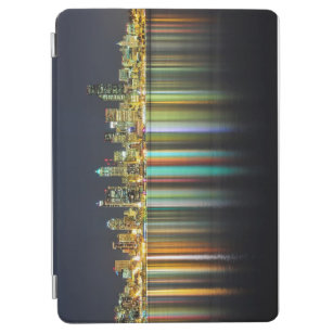 Seattle-Skyline nachts mit Reflexion iPad Air Hülle