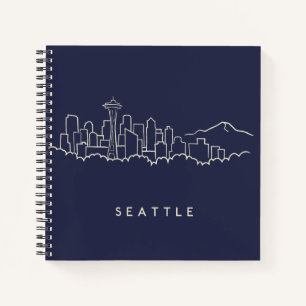 Seattle Skyline Notizblock