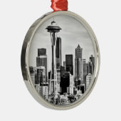 Seattle-Skyline Ornament Aus Metall (Rechts)