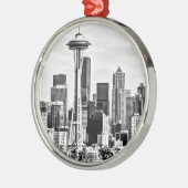 Seattle-Skyline Ornament Aus Metall (Links)