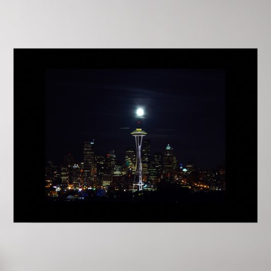 Seattle Skyline Poster (Vorne)