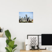 Seattle-Skyline Poster (Heimbüro)