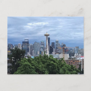 Seattle Skyline Postkarte