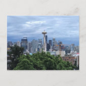 Seattle Skyline Postkarte (Vorderseite)