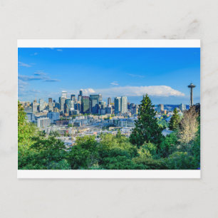 Seattle Skyline Postkarte
