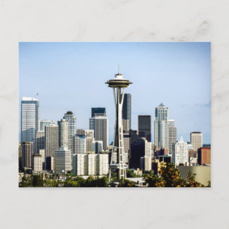 Seattle-Skyline Postkarte