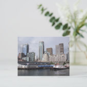 Seattle Skyline Postkarte (Stehend Vorderseite)