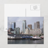 Seattle Skyline Postkarte (Vorne/Hinten)