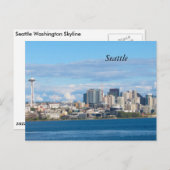 Seattle Skyline Postkarte (Vorne/Hinten)