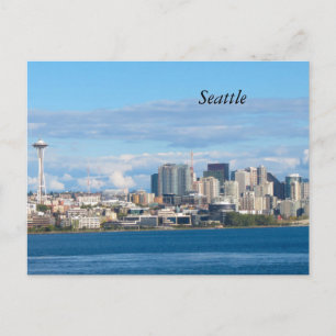 Seattle Skyline Postkarte