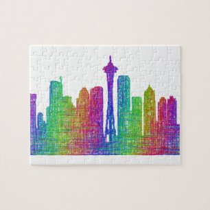 Seattle-Skyline Puzzle