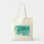 Seattle Skyline Regular Tote Bag - Aquarell Tragetasche (Rückseite)