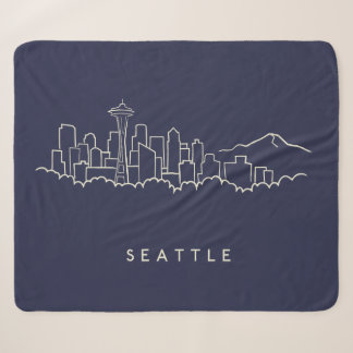 Seattle-Skyline Sherpadecke