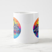 Seattle Skyline Stroke Jumbo-Tasse (Vorderseite)