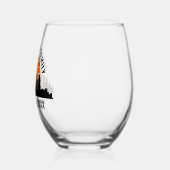 Seattle Skyline Sunset Custom Family Trip Weinglas Ohne Stiel (Links)