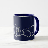Seattle-Skyline Tasse (VorderseiteRechts)
