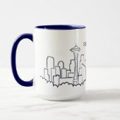 Seattle-Skyline Tasse (Links)