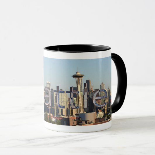 Seattle Skyline Tasse (VorderseiteRechts)