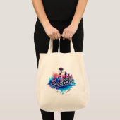 Seattle Skyline Tote Bag Tragetasche (Vorderseite (Produkt))