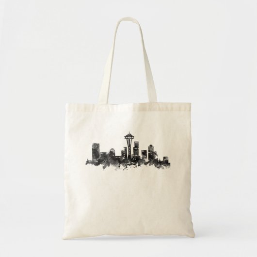 Seattle Skyline Tragetasche (Vorne)