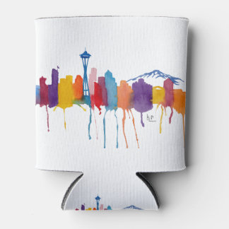 Seattle Skyline w Logo Dosenkühler
