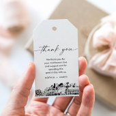 Seattle Skyline Wedding Vielen Dank für Ihre Unter Geschenkanhänger