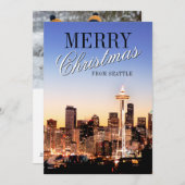 Seattle Skyline zu Weihnachten (Vorne/Hinten)