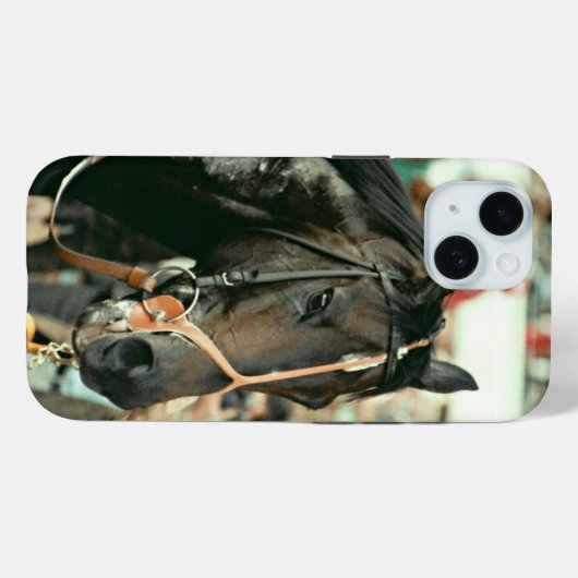 Seattle Slew Thoroughbred 1978 Case-Mate iPhone Hülle (Rückseite (Horizontal))