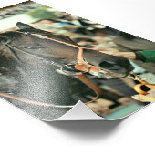Seattle Slew Thoroughbred 1978 Fotodruck (Ecke)