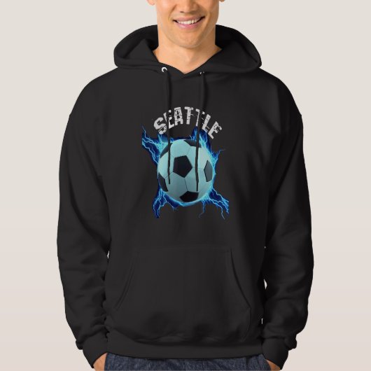 Seattle Soccer Retro Hoodie (Vorderseite)