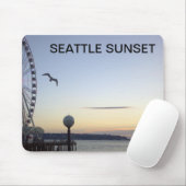 SEATTLE-SONNENUNTERGANG-MAUSUNTERLAGE MOUSEPAD (Mit Mouse)