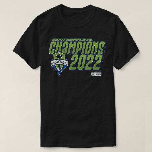 Seattle Sounders Champions 2022 Concacaf Champion T-Shirt (Design vorne)