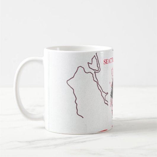 Seattle Souvenir Tasse (Links)