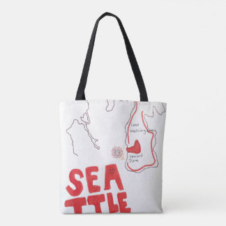 SEATTLE Souvenir Tote Bag Tasche