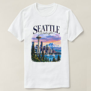 Seattle Space Needle Reise Grafik T-Shirt