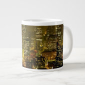 Seattle-Stadtansicht Jumbo-Tasse (Vorderseite Rechts)